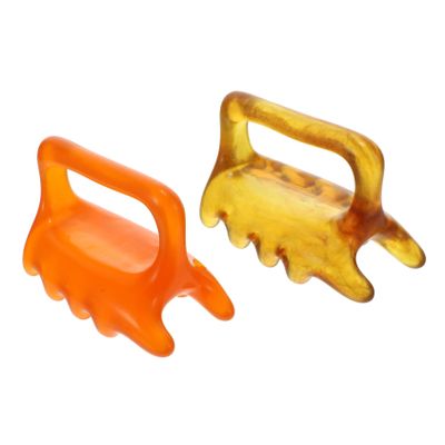 FRCOLOR 2sets Comfortable Back Massage Tools Resin Neck and Shoulder Massagers for Body Relaxation Suitable for Home Use Enhance Blood Circulation and Alleviate Tension