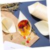 FOMIYES 100 Pcs Wood Veneer Roll Cocktail Picks Food Sticks Skewers Unique Snack Cones Perfect for Events view 2