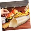 FOMIYES 100 Pcs Wood Veneer Roll Cocktail Picks Food Sticks Skewers Unique Snack Cones Perfect for Events view 3