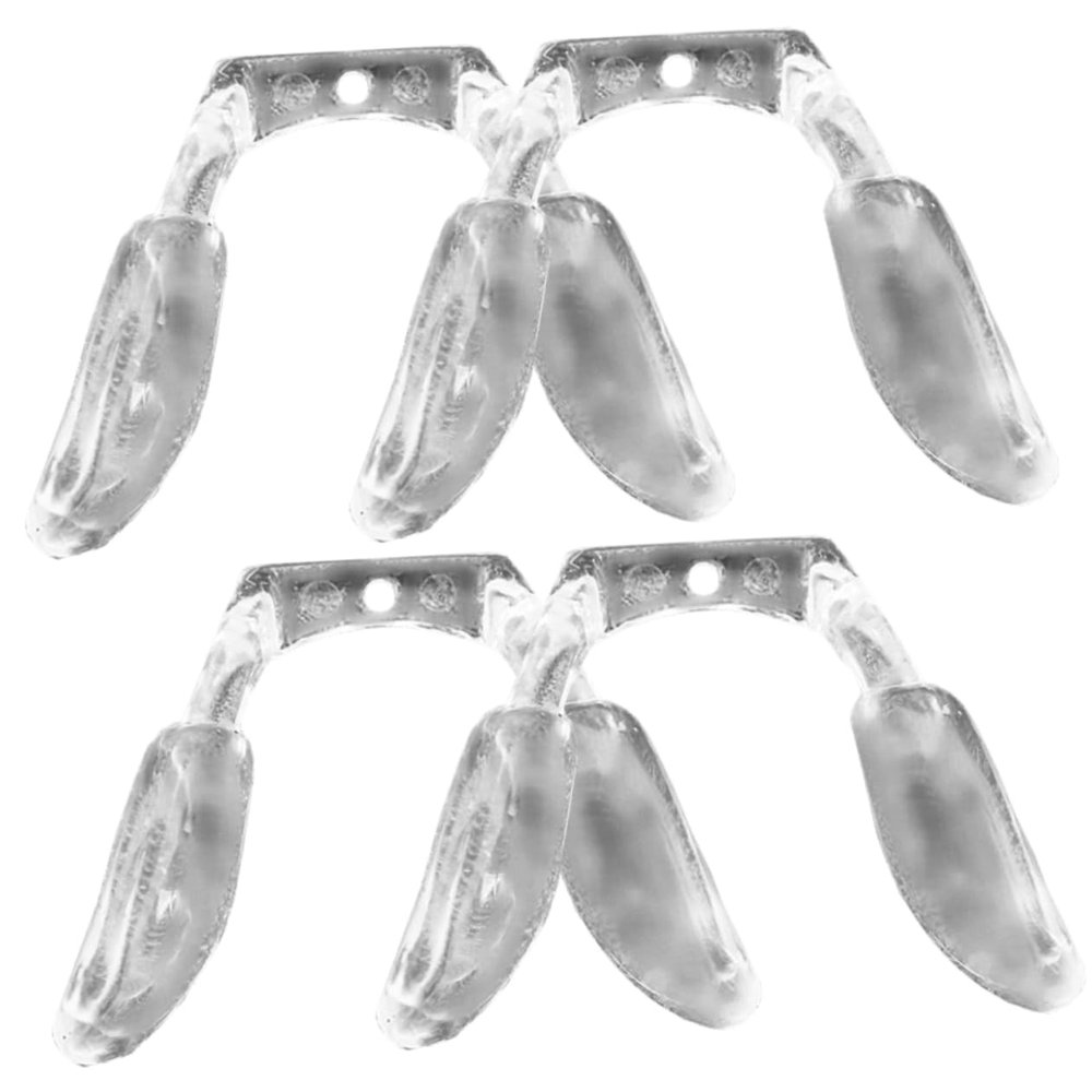 FOMIYES Eyeglass Nose Lifter 8 Pcs Eyeglass Parts Nose Pads Glasses Nose Pad Nose Bridges for Glasses Nose Pad Glasses Glasses Pad Eyeglass Repair Kit with Screws Glasses Chain Transparent
