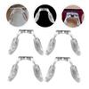 FOMIYES Eyeglass Nose Lifter 8 Pcs Eyeglass Parts Nose Pads Glasses Nose Pad Nose Bridges for Glasses Nose Pad Glasses Glasses Pad Eyeglass Repair Kit with Screws Glasses Chain Transparent view 4