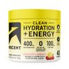 Ascent Clean Hydration + Energy Electrolytes Powder - 100mg Caffeine, 400mg Electrolytes, No Artificial Ingredients, Raspberry Lemonade 40 Servings view 1