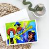 Caroline's Treasures Mardi Gras Throw me something mister Greeting Cards Pack of 8 Blank Cards with Envelopes Whimsical A7 Size 5x7 Blank Note Cards view 2