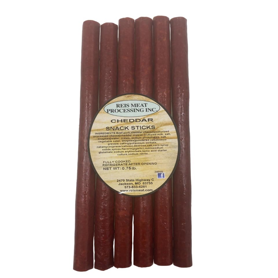 Reis Meat Cheddar Snack Sticks 12 oz - 2 Pack