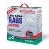 SupremePlus Recycled Color Knit Cleaning Rags (5 lbs. Compressed Box - Pack of 8)  Shop Cloths Bulk for Workshops, Mechanics, Painters, and Home Use, Multipurpose Cotton T-Shirt Rags view 2