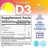 Vitamin D3 Supplement 5000 IU - High Potency D 3 Vitamin Gummy (125 mcg) - Supports Bone, Teeth, Muscle & Immune Health - Nature's Non-GMO & Gluten Free for Women & Men - Berry Flavor - 120 Gummies view 2