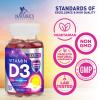 Vitamin D3 Supplement 5000 IU - High Potency D 3 Vitamin Gummy (125 mcg) - Supports Bone, Teeth, Muscle & Immune Health - Nature's Non-GMO & Gluten Free for Women & Men - Berry Flavor - 120 Gummies view 4