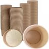 Basidi [500 Pack Soup Containers with Lids - Disposable Soup Bowls with Lids, Ice-cream cups (8oz) view 1