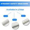 Bathroom Safety Grab Bar - Brushed Nickel/ADA Shower Toilet Steps/304 Stainless Steel/Shurgrip/ 12"", 14-BN view 3