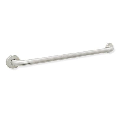 18 Shower Handle Knurled Grip | 304 Stainless Steel Grab Bars for Bathtubs and Showers | Brushed Nickel ADA Standard Hand Rails for Seniors, Children, Injured People | Supports Upto 400lbs