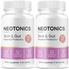 (2 Pack) Neotonics Capsules - Official Neotonics Skin & Gut Essential Probiotics, Advanced Formula Neotonics Skin and Gut Organic, All Natural Supplement Neotonics Review, 120 Capsules for 2 Months view 1