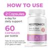 (2 Pack) Neotonics Capsules - Official Neotonics Skin & Gut Essential Probiotics, Advanced Formula Neotonics Skin and Gut Organic, All Natural Supplement Neotonics Review, 120 Capsules for 2 Months view 3