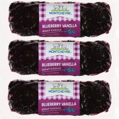Generic Montchevre Blueberry Vanilla Goat Cheese 8 oz- Pack of 3