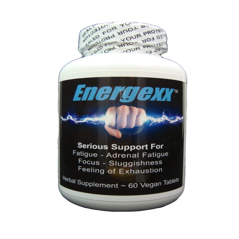 NaturalyPure Energexx - Serious Adrenal Support/Fatigue, Focus, Sluggishness, Energy Booster with Ginger, Ashwagandha and Rhodiola Rosea. for Men & Women.