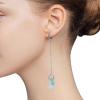 AshKiz Loop Earplug Holder - Noise Reducing Earplug Earrings (Silver, 2 Pack) view 4
