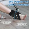 Ankle Ice Pack Wrap with Compression  Reusable Cold Gel Pack for Foot and Achilles, Dual Strap Design with Soft Plush Lining, Flexible Cold Therapy for Ankle Support view 2