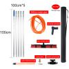 Window Washing Kit with Extension Pole, Water Fed Pole, Extendable Window Cleaner, Adjustable Brush Head, Multifunctional Cleaning Brush, for Solar Panel Window Glass (Color : Brush head-50cm, Size view 2