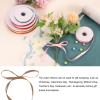 Rebower 1/4 Inch 70 Yard Satin Ribbon Thick Double Face Grosgrain Silk Ribbon, [for Gift Wrapping, Hair Bows, Wedding, Cake, Flower] - Light Coffee view 3