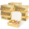WLUSEAXI 12Pack Gold Gift Boxes with Lids, 129.83.1 Inch Bridesmaid Proposal Box, Luxury Gold Gift Box with Ribbon for Wedding, Birthday, Party, Christmas, Bridesmaid, Graduation Gift view 1