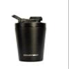 Clean Power Stainless Steel Shaker Bottle | Perfect for Protein Shakes, Pre-Workout, Smoothies, Coffee, etc. | Odor-Resistant | BPA Free Lid (Matte Black) view 1