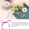 Rebower 3/8 Inch 50 Yard Satin Ribbon Thick Double Face Grosgrain Silk Ribbon, [for Gift Wrapping, Hair Bows, Wedding, Cake, Flower] - Rose Red view 3