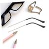 Beavorty 4pairs Replacement Eyeglasses Alloy Temples Easy to Install Glasses Parts for Sunglasses and Eyeglasses Nonslip Design Model view 4