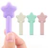 Aligner Chewies for Invisalign, 4-Pack Star Style Silicone Orthodontic Munchies Chompers For Invisalign Braces, Aligners, Retainers (Unflavored, Mint, Taro flavor, Strawberry) view 1