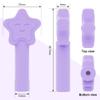 Aligner Chewies for Invisalign, 4-Pack Star Style Silicone Orthodontic Munchies Chompers For Invisalign Braces, Aligners, Retainers (Unflavored, Mint, Taro flavor, Strawberry) view 2