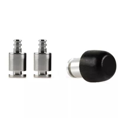 Ear Plug Titanium Reusable Ear Plugs for Noise Reduction Ultra Soft Foam Earplugs Sleep for Swimming, Snoring, Concerts, Work, Noisy Places (TitaniumPole*2+M earplug*2)