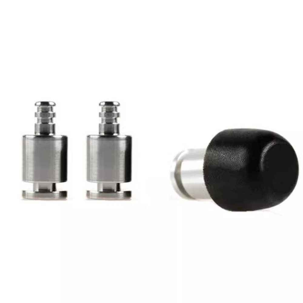Ear Plug Titanium Reusable Ear Plugs for Noise Reduction Ultra Soft Foam Earplugs Sleep for Swimming, Snoring, Concerts, Work, Noisy Places (TitaniumPole*2+M earplug*2)