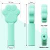 Aligner Chewies for Invisalign, 8-Pack Cat Claws Style Silicone Orthodontic Munchies Chompers For Invisalign Braces, Aligners, Retainers (Unflavored, Mint, Taro flavor, Strawberry) view 2
