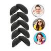 FOMIYES 20pairs Silicone Glasses Nose Pads Soft and Comfortable Eyeglass Support for Better Fit and Stability Compatible Optical Frames Black view 2