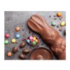 SOL MAR Chocolaty Covered Marshmallow Easter Bunnies 4PK Delicious Fluffy Treats Basket Filler Gathering Egg Hunts Holiday Party Celebration Classroom Bonus- Easghut view 3