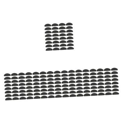 Beavorty 90pairs Silicone Nose Pads for Glasses Self-Adhesive Cushion for Comfortable Wear Replacement for Sunglasses and Eyeglasses Skin-Friendly Easy to Install