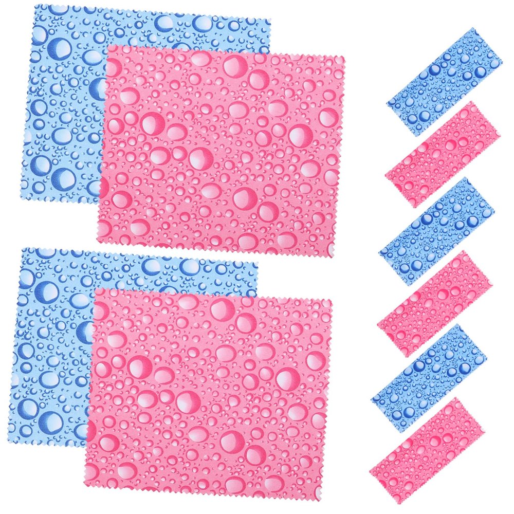 FOMIYES 10pcs Cloth Eyeglass Cleaning Cloths Adult Wipes Microfiber Rags Polishing for Glasses Screens