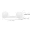 FOMIYES 500pcs Washable Nose Plugs Nasal Sponge for Protection Breathable and Comfortable for Daily Use Environmental Safe Material view 2