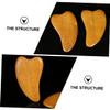 Beavorty 4pcs Wooden Gua Scraping Massage Tool for Facial Care Heart-Shaped Sandalwood Scraping Board for Muscle Relaxation and Skin Elasticity for Home Use view 2