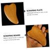 Beavorty 4pcs Wooden Gua Scraping Massage Tool for Facial Care Heart-Shaped Sandalwood Scraping Board for Muscle Relaxation and Skin Elasticity for Home Use view 3