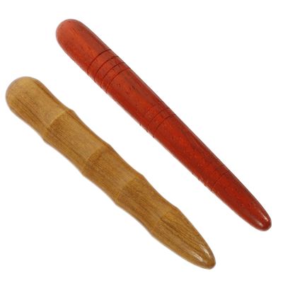 Beavorty 4pcs Feet Care Massager for Women Acupoint Remover Personal Massager Wooden Stick Tool for Plantar Fasciitis Relaxing Foot Massage