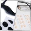 Beavorty 60sheets -Skid Nose Pads for Glasses Comfortable Cushioning Non- Design Suitable for Eyeglass Frames Skin Tone Pads view 2