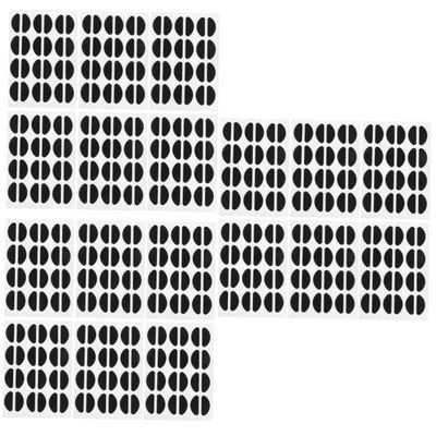Beavorty 72pairs Enhance Glasses Fit Silicone Nose Pads Self-Adhesive for Glasses Sunglasses and Spectacles
