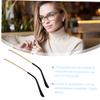 Beavorty 8pairs Eyeglasses Replacement Arms Nose for Glasses Comfortable Metal Temple Decorative Frame Parts view 3