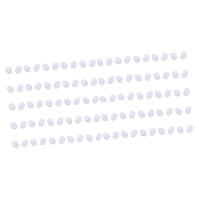 Beavorty 50pairs Eyeglass Nose Pads Slip Silicone Nose Pads for Glasses Non-Slip Comfortable Fit