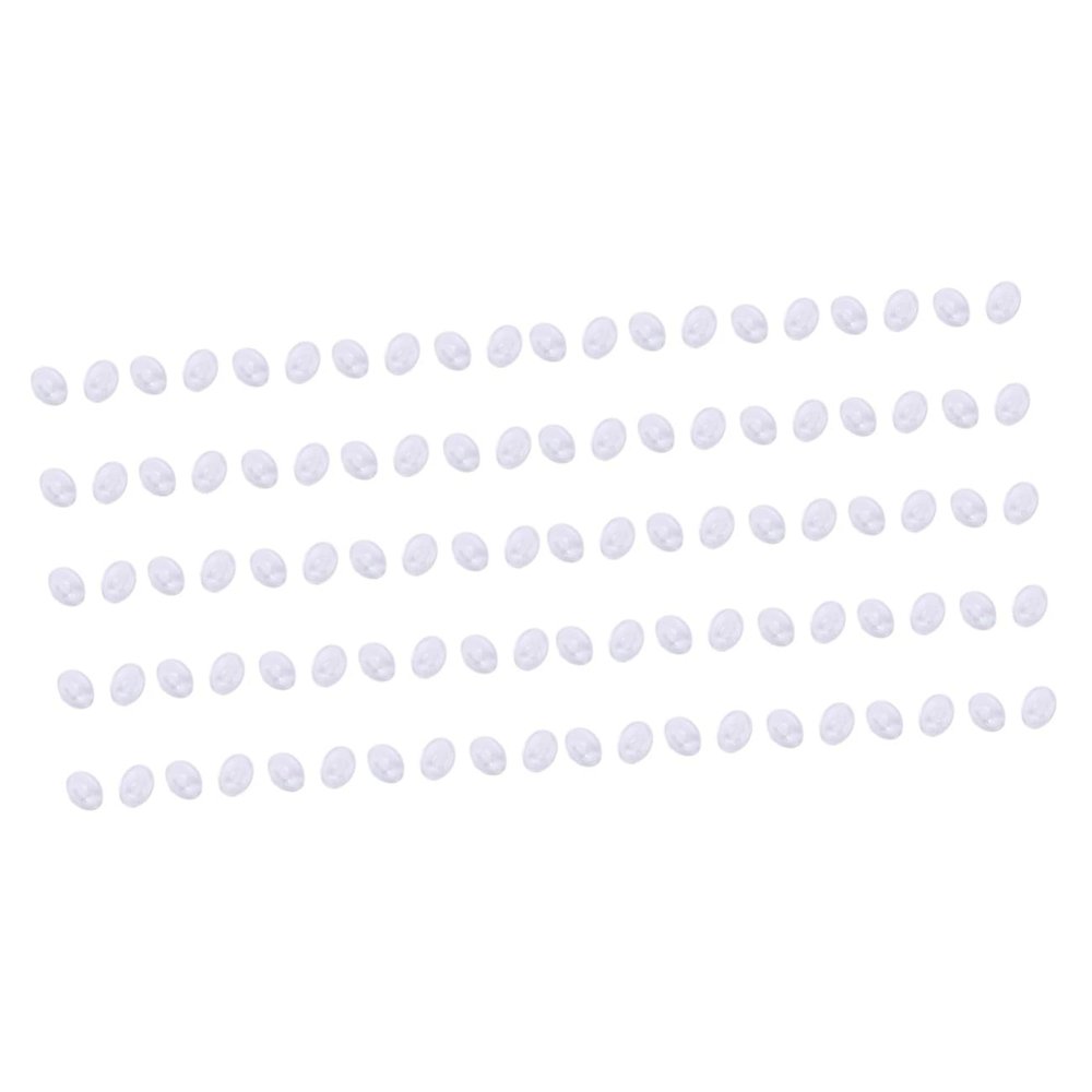 Beavorty 50pairs Eyeglass Nose Pads Slip Silicone Nose Pads for Glasses Non-Slip Comfortable Fit