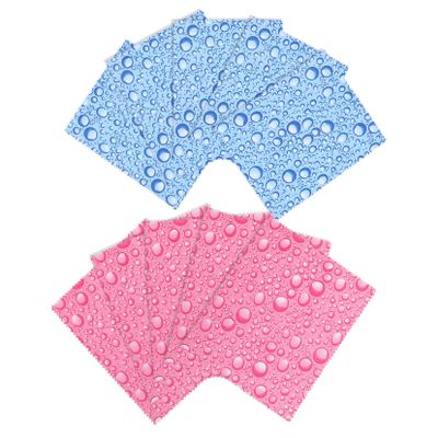 Beavorty 10pcs Eyeglass Cleaning Cloth Microfiber Polishing Cloths Wipes Scratch Compact for Glasses Lenses Electronics