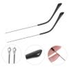 Beavorty 4pairs Glasses Replacement Arms Thin Metal Temples for Eyeglasses Replacement Frame Arms Legs Eyeglass Temple Repair Kit view 4