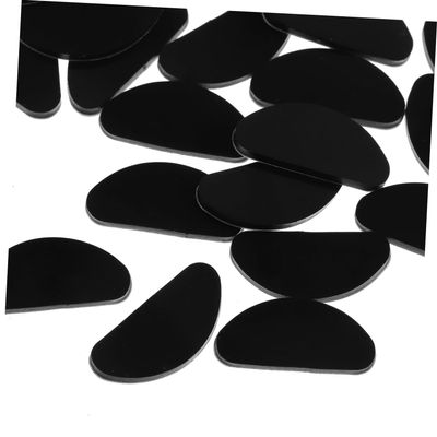 Beavorty 60pcs Silicone Nose Pads for Glasses Non- Eyeglass Nose Support Mats Comfortable and Cushions for Eyewear