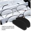 Beavorty 60pcs Silicone Nose Pads for Glasses Non- Eyeglass Nose Support Mats Comfortable and Cushions for Eyewear view 2