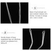 Brand Metal Glasses Arm Replacement Transparent Eyeglass Temple Accessories 4 92 Inch Universal Glasses Legs for Decoration view 4