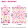 20 Pcs Mothers Day Napkins,Pink Floral Disposable Guest Napkins,Tulip Flower Luncheon Dinner Napkins,Thanks You Mom Bathroom Hand Towels for Spring Mother's Day Party Tableware Supplies view 2